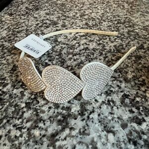J. Crew Factory Crewcut Girls’ Sparkle Heart Headband NWT